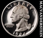 1994-S Silver Washington Quarter - Choice Gem Proof  Lustrous  #K770