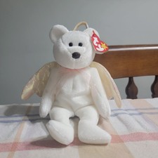 Ty Beanie Babies Halo the Angel Bear