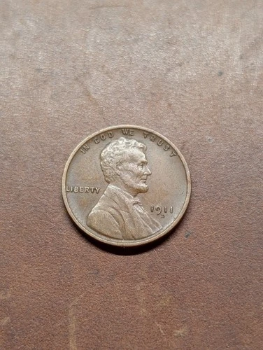 1911-D Lincoln Wheat Cent 1c VF+