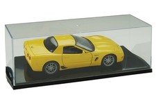  8 DIE CAST 1:24 SCALE NASCAR RACING CAR BLACK SLANT BASE DISPLAY CASE HOLDERS