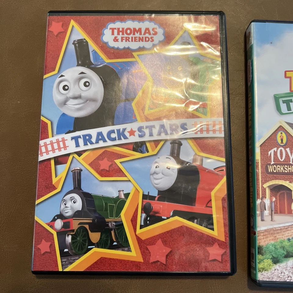 Thomas The Train DVD Movie  Lot 2 Toy Workshop Track Stars Thomas & Friends - Image 2 of 4