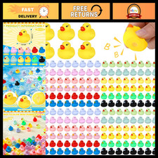 Mini Rubber Ducks Bulk Pack - 900 Bath Toys, Fun Party Favors for Kids