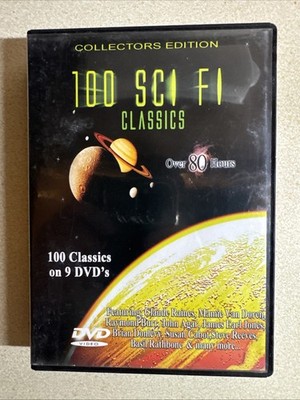 100 Sci-Fi Classics DVD Set (2007, Emson)   9 Dual-Sided Discs, 80+ Hrs