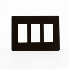 Legrand RWP263DBCC6 Dark Bronze 3-Gang Decorator GFCI Radiant Wallplate Cover