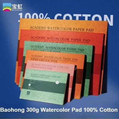 Premium Aquarellblock Zeichenblock Künstler Malblock Nass Trocken Methoden