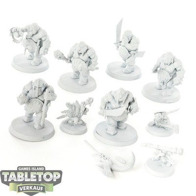 Ogor Mawtribes - 6x Ogor Gluttons - grundiert