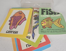 Vintage Whitman FiSH Card Game 1975 Complete 45 Card Deck w/ Instructions READ 