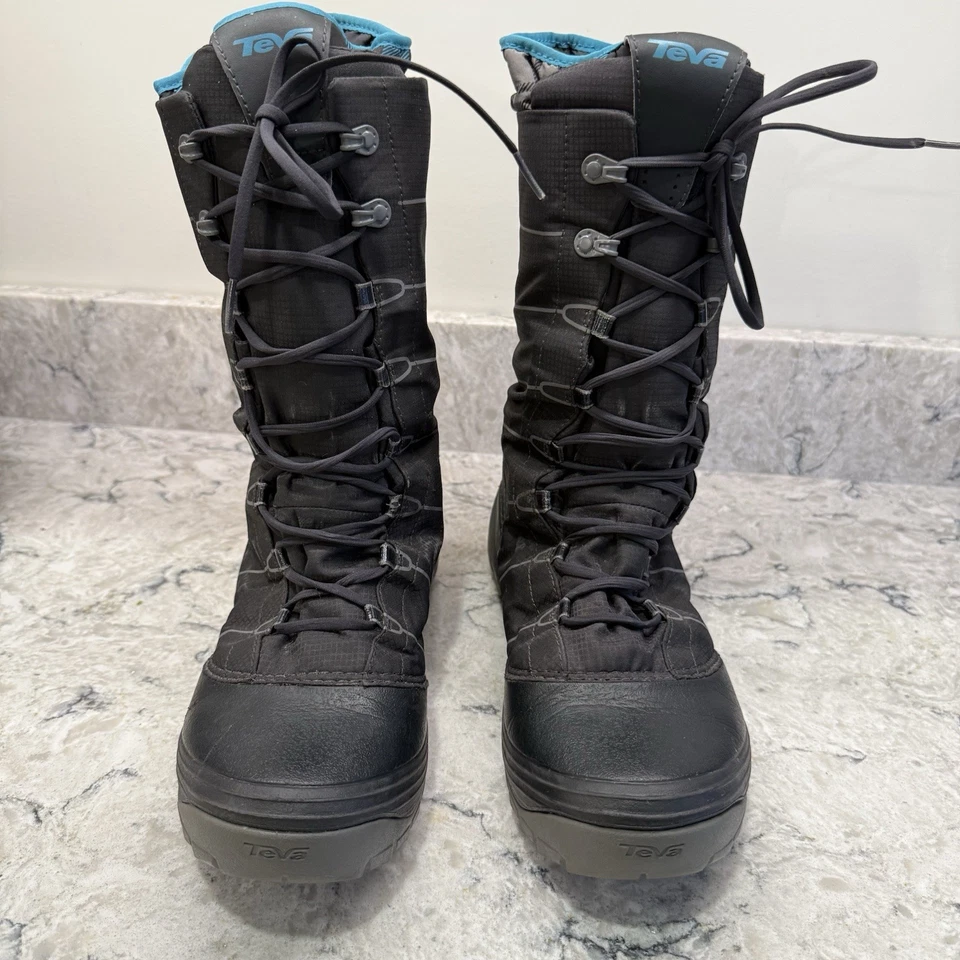 Teva 1001469 Jordanelle Aislado Impermeable Botas de Nieve Zapatos Para Mujer EE. UU. 8 Foto 2 de 4
