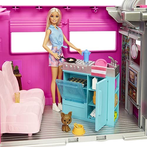 Barbie Camper dei Sogni con Scivolo e Piscina foto 4