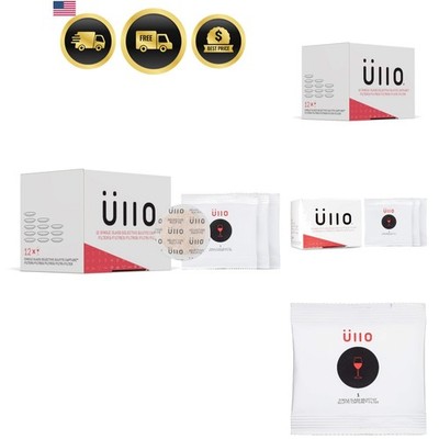 Ullo Selective Sulfite Replacement Filters, Single Glass, 12-Pack   Removes H...