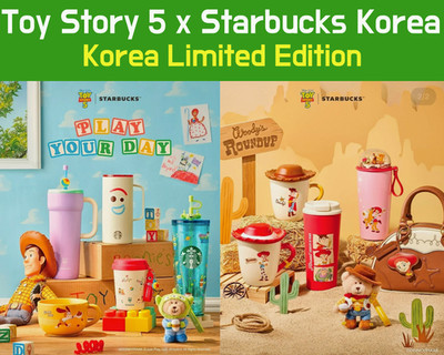 Starbucks Korea Toy Story 5 Tumbler Mug Cup Woody Buzz Korea Limited