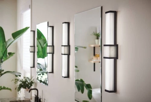 Hinkley Pietra 24 3/4" Wide Black LED Bath Light - Picture 4 of 10