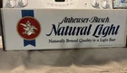 VINTAGE 1977 ANHEUSER BUSCH NATURAL LIGHT BEER LIGHT SIGN —WORKS GREAT