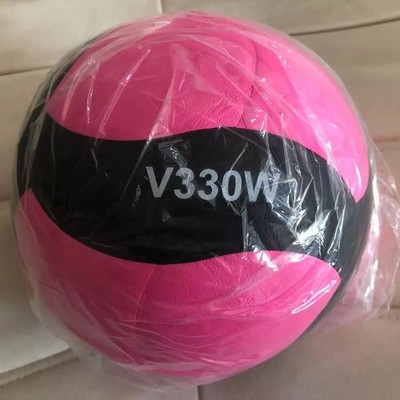 Mikasa V330W Indoor Volleyball Competition Club Game Ball Pink Black