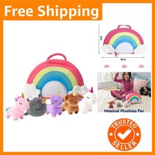 Delightful 5-Piece Unicorn Plush Toy Set for Girls - Perfect Gift for Ages 3
