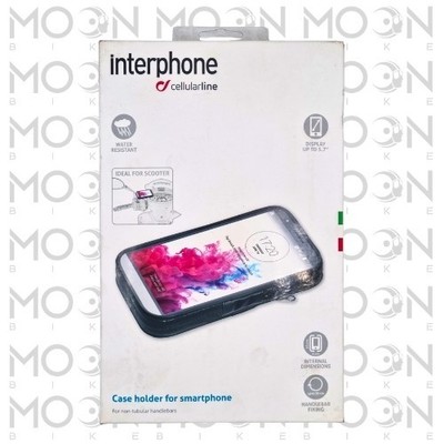 Cellularline Interphone SSCGPS57 Smartphone Halterung Lenker Motorrad 5,7 Zoll