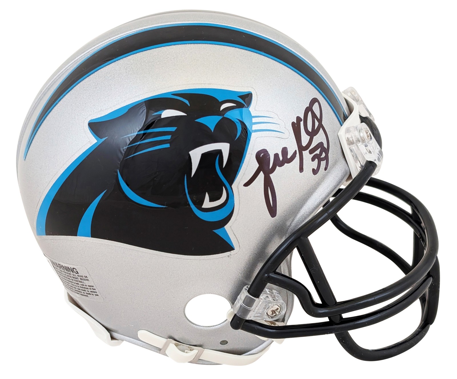 Luke Kuechly Autographed Signed Carolina Panthers Panthers Authentic VSR4 Mini Helmet BAS Witnessed 