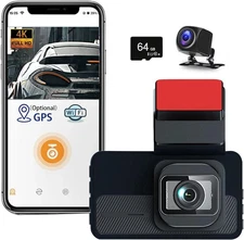 A810 4K Dash Cam Front and Rear, Dual Dash Camera for Cars with Starvis 2 HDR...