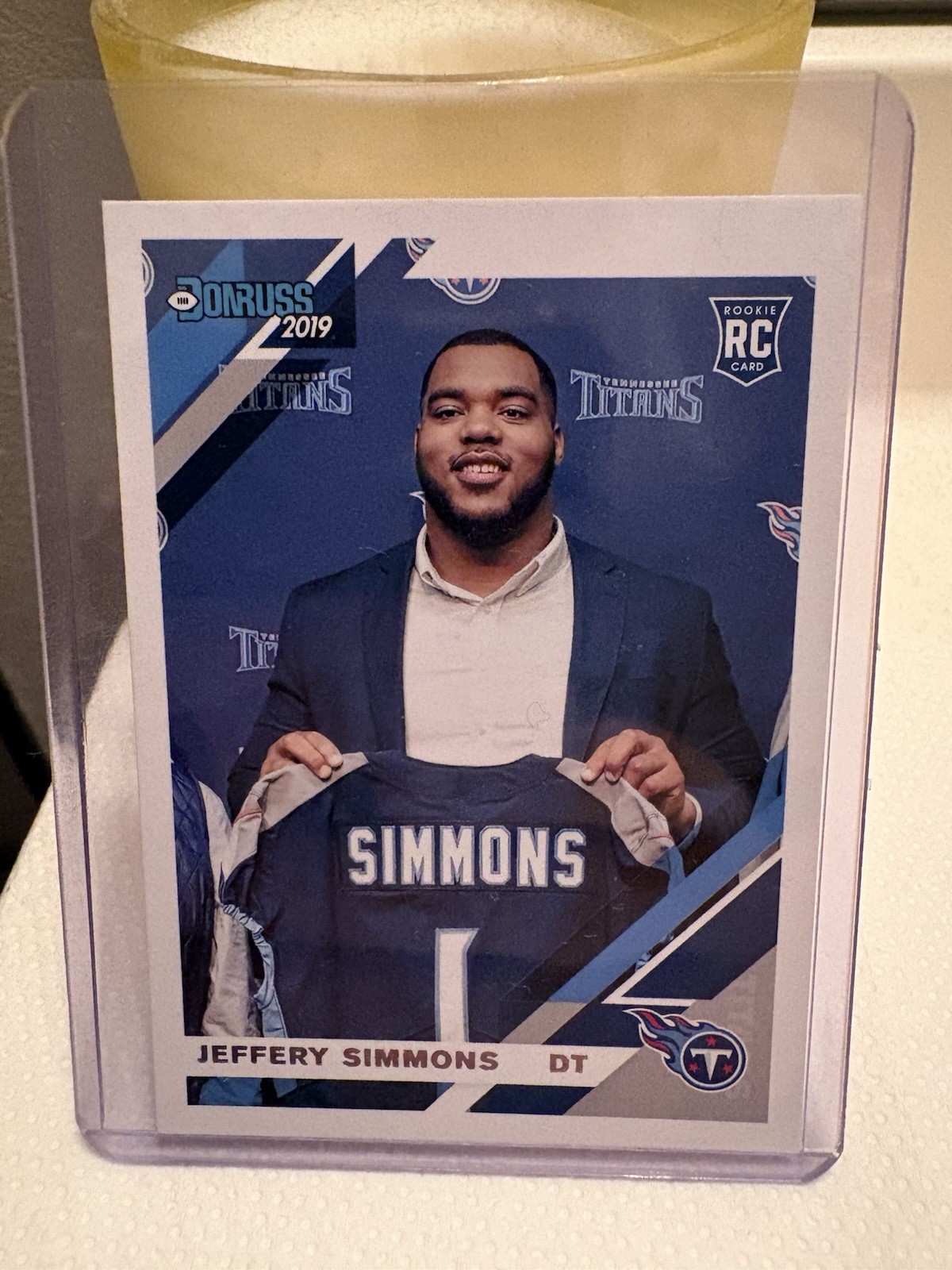 2019 Panini Donruss Jeffery Simmons Rookie #258 Tennessee Titans