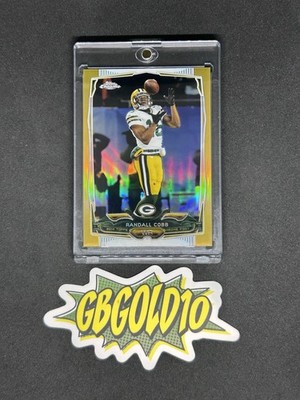 2014 Topps Chrome Randall Cobb Gold Refractor /50 Packers
