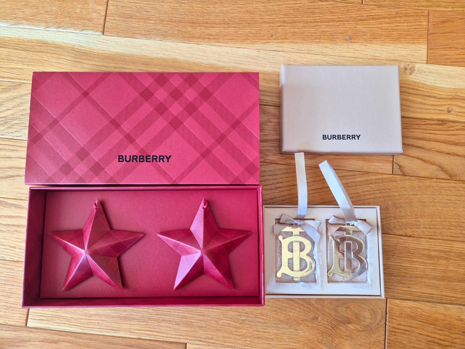 Decorations de Noel Thomas Burberry lot d'ornements neufs de collection pour sapin