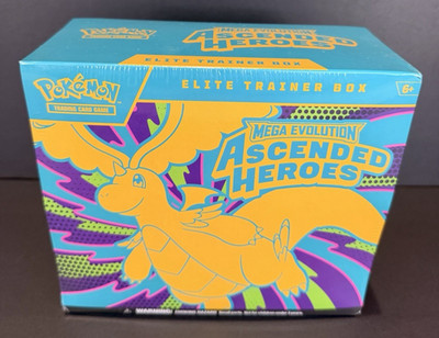 Pokémon TCG Ascended Heroes Elite Trainer Boxes ETB Ripped Seal