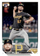 2023 Topps US223 Cody Bolton Pittsburgh Pirates Rookie Card