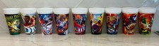 McDonalds FIFA 2026 Full Set of 9 Plastic Cups