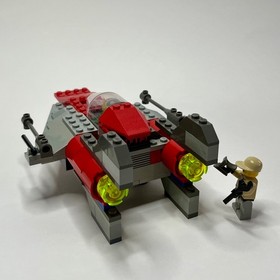 LEGO Star Wars A-Wing Fighter 7134 99% Complete with Minifigures & accessories