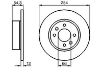2X Bremsscheibe Hinten Bosch 0 986 478 390 FÜR Renault