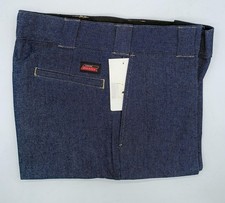Dickies Men's Original 874 Light Navy Denim Work Pants Jeans, 38W x 30L
