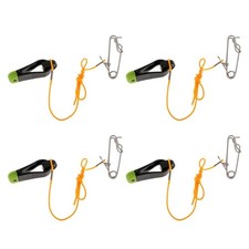 Acxico 4Pcs Power Grip Plus 2.2 inches clip x 16.5 rope , Yellow