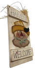 Handmade Thanksgiving Wooden Scarecrow Wall Art Autumn Rustic Farmhouse Decor — photo 5