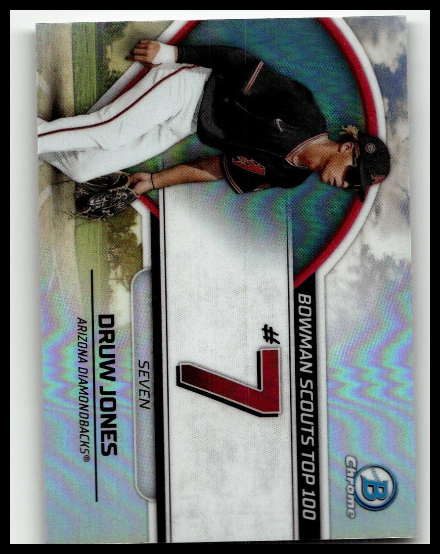 2023 Bowman #BTP-7 Druw Jones Arizona Diamondbacks