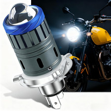 Universal H4/9003 LED Motorcycle Light Bulb Hi/Lo Beam, 300 Brighter, 6000K Coo