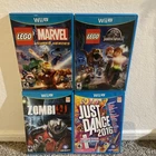 Lot Of 4 Wii U games Pre-owned Lego Just Dance ZombiU