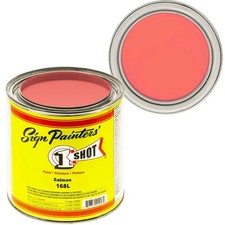 1 Shot Lettering Enamel Salmon Pink 168L   4oz Pinstriping Paint