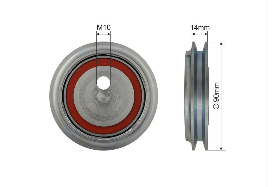 Fits NTY RNK-VW-027 PULLEY IDLER V-BELT ⭐UK Stock⭐ - Image 8