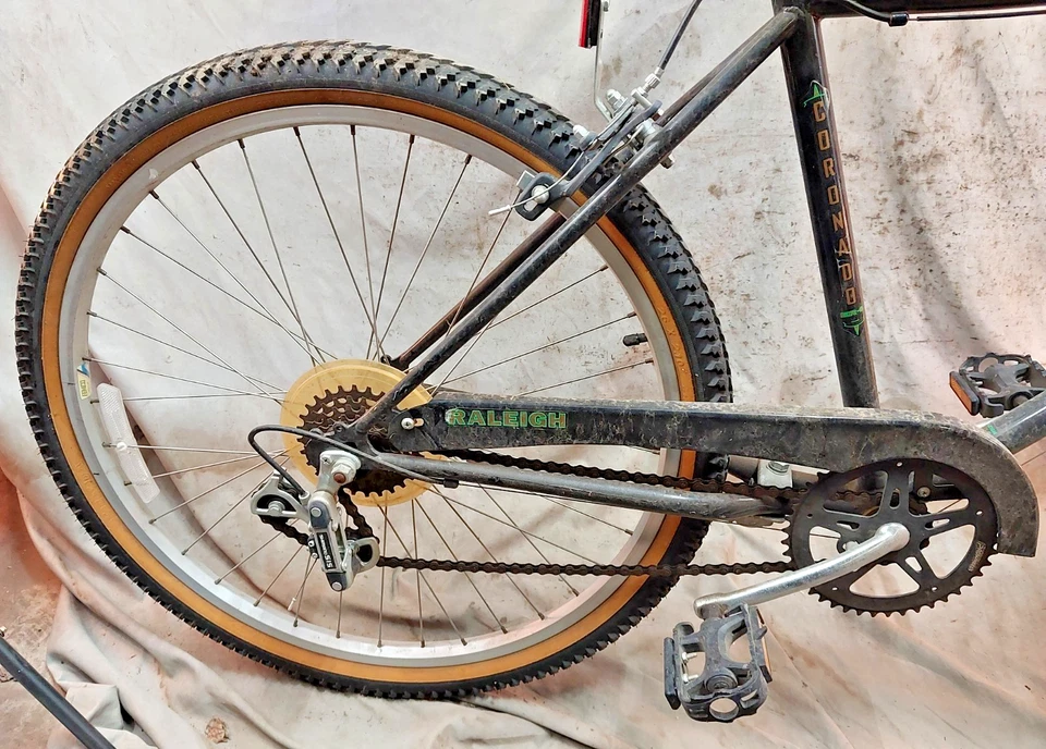 1988 Raleigh Coronado ER-6 MTB Bike 19" Large Hardtail Rigid Steel Vintage Cafe~ - Bild 3 von 4