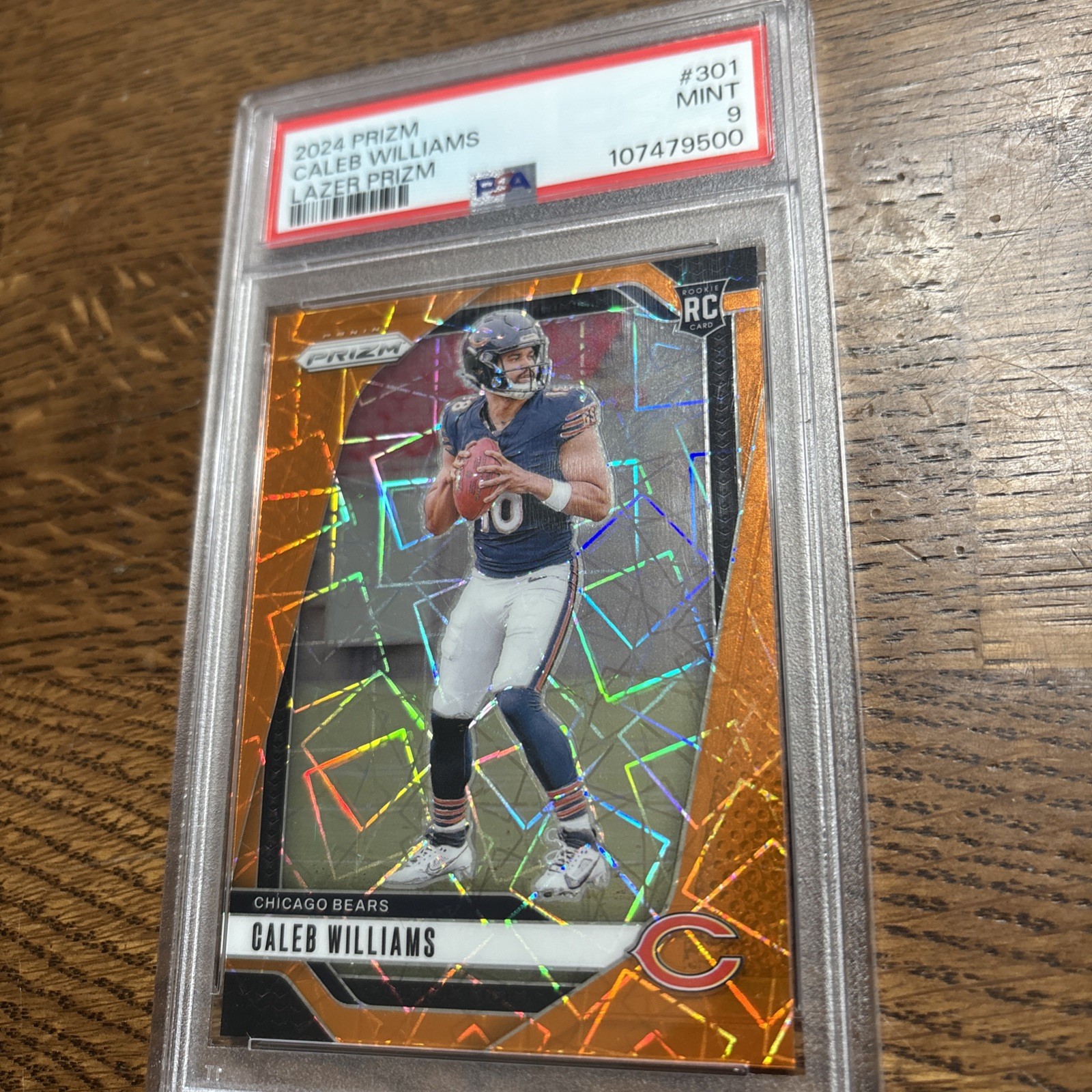 2024 Panini Prizm - Rookies Caleb Williams #301 Lazer Prizm (RC)