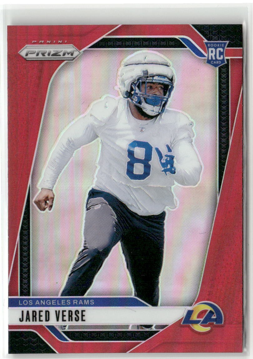 2024 Prizm #341 Jared Verse Rookie Retail Red SSP Rams RC