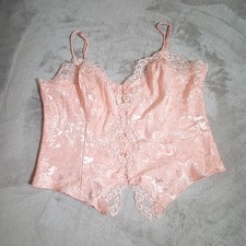Victoria's Secret Vintage Gold Label Blush Pink Camisole L