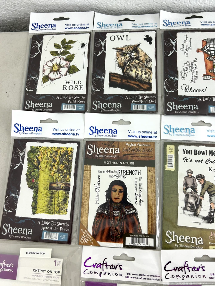 SELLOS DE COMPAÑÍA DE ARTESANOS PEQUEÑOS SELLOS SHEENA SIMPLES SIN MONTAR Foto 4 de 4