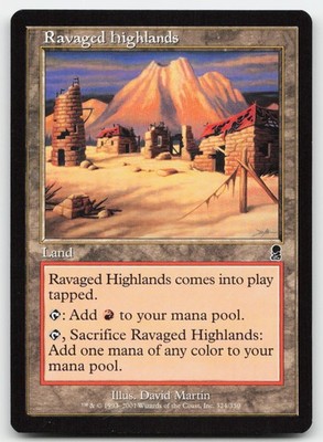Ravaged Highlands #324 (NM) Odyssey ODY Magic MTG