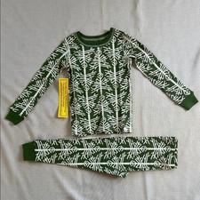 Pact Birch Trees Pajama Set 3T organic cotton unisex girl or boy new