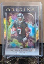   2023 Panini Origins #107 BIJAN ROBINSON RC Rookie! FALCONS! 