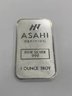1 oz .999 Silver Asahi Metals Former Engelhard Art Bar Like Similar Round Design