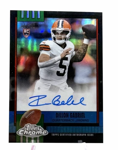 2025 Topps Chrome Dillon Gabriel Black Refractor (RAW)