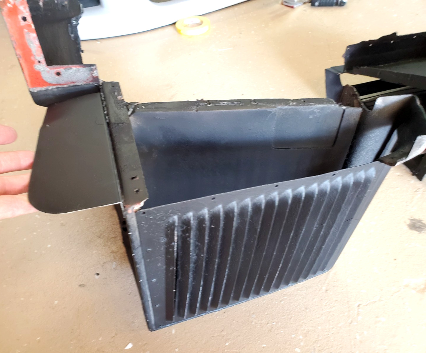 Ferrari 308 Rear Wheel Air Extractor Duct Panel. Behind Rear Wheel     L -or- R