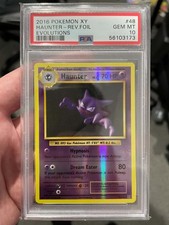 Pokemon TCG 2016 XY Evolutions Haunter 48/108 Reverse Holo PSA 10